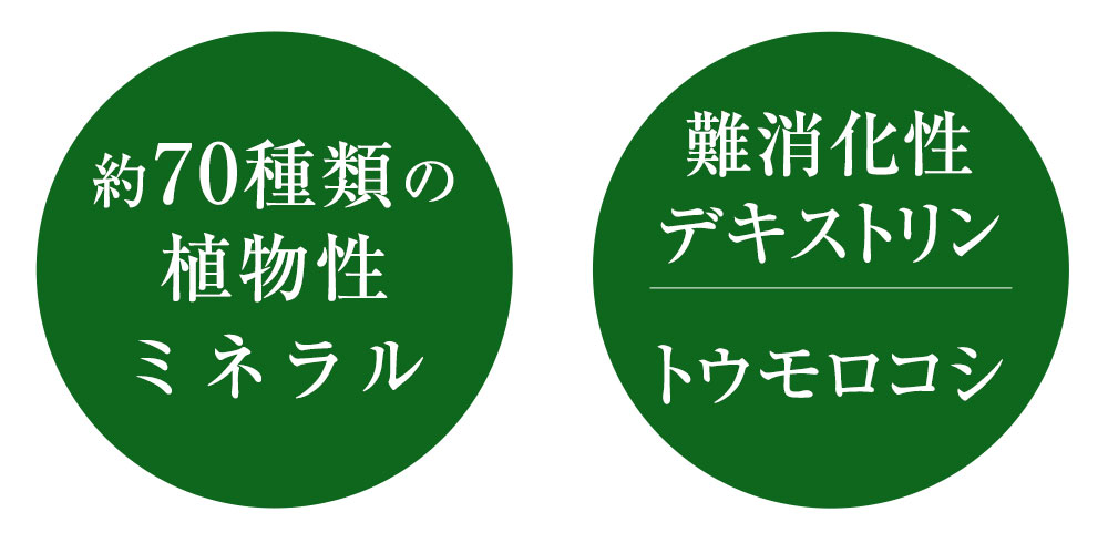 植物性ミネラルと難消化デキストリンの「カプセルinフルボ酸」